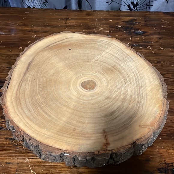 COPY - Rustic charcuterie or cake serving board with legs stand plus placemat - Picture 2 of 5